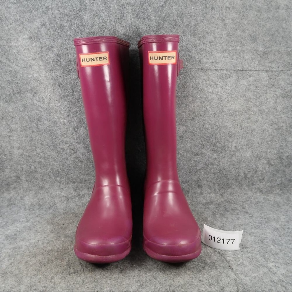 Hunter Shoes Original Kids Gloss Rain Boots 34 Pull On Wellies Mucker Boy Girl